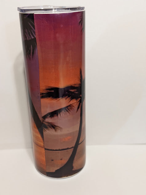 20oz double insulated custom beach tumbler