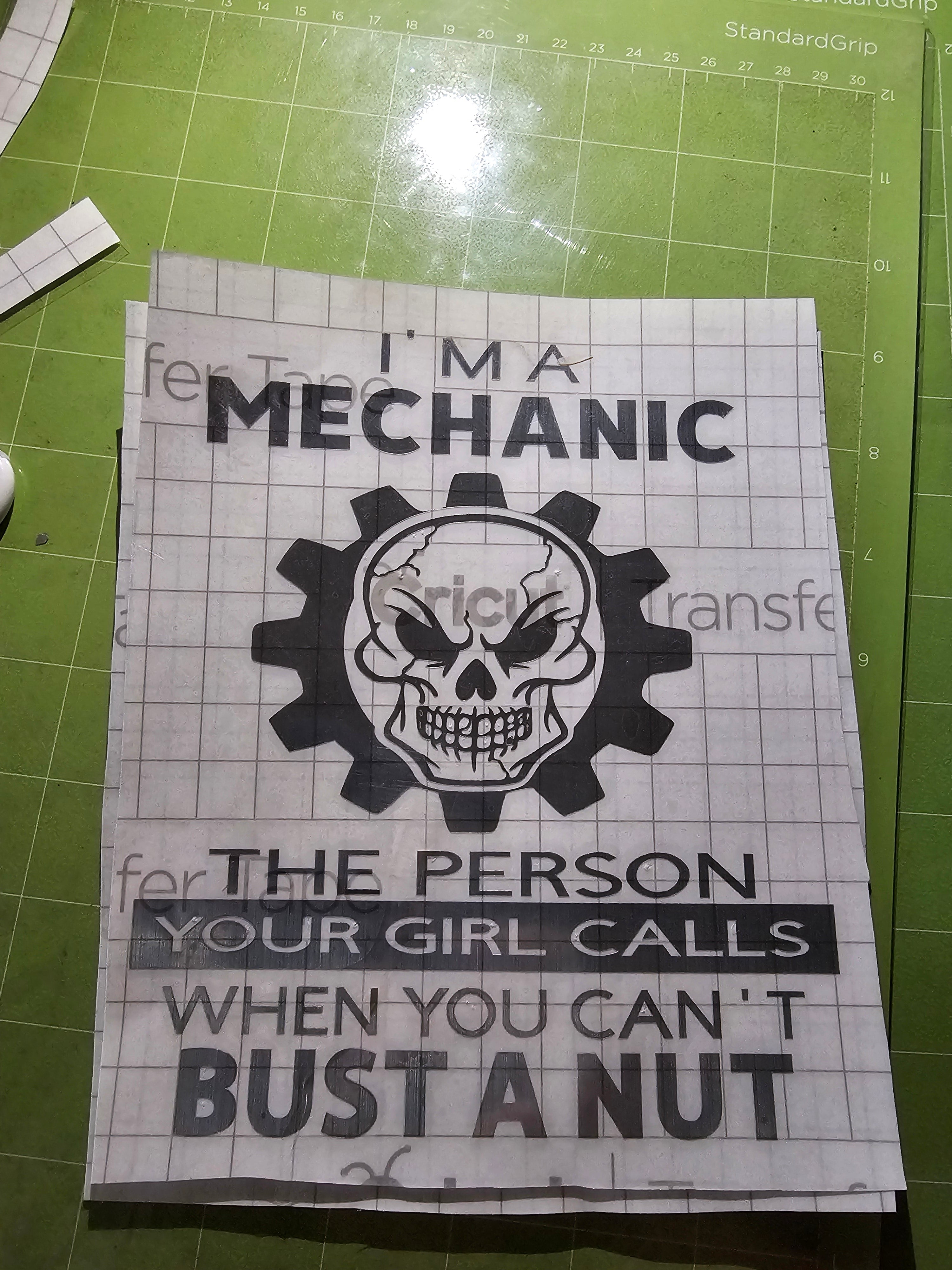skull mech decal